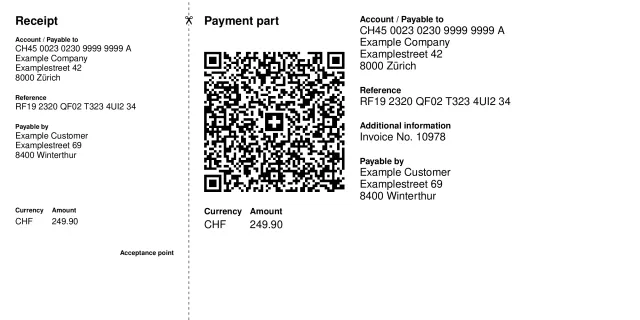 QR Bill visual